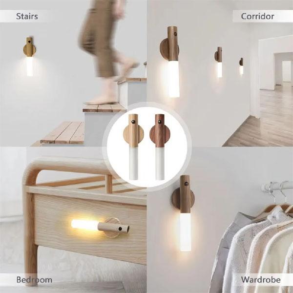 Stop Stumbling! Best Rechargable Motion Sensor LED Night Light - Peel & Stick Installation