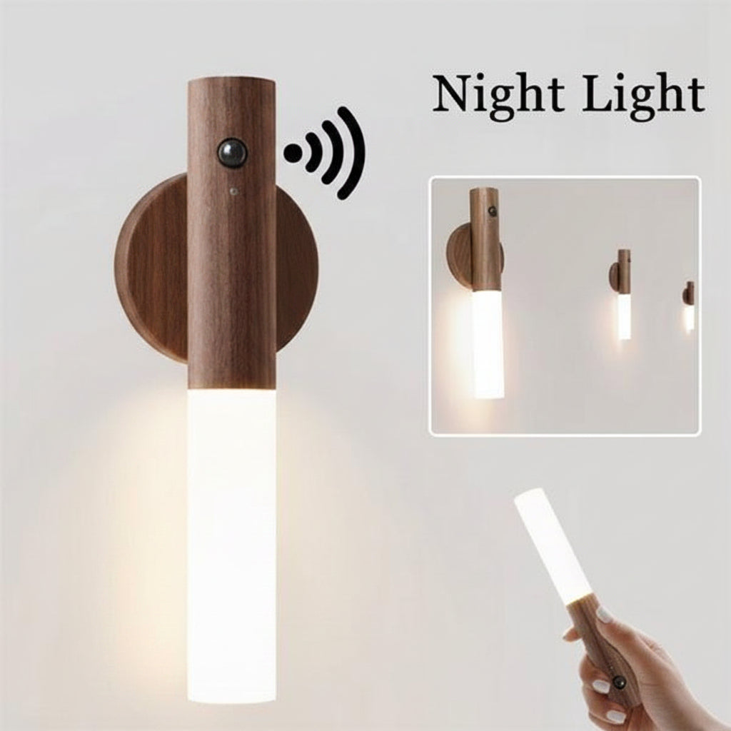 Stop Stumbling! Best Rechargable Motion Sensor LED Night Light - Peel & Stick Installation